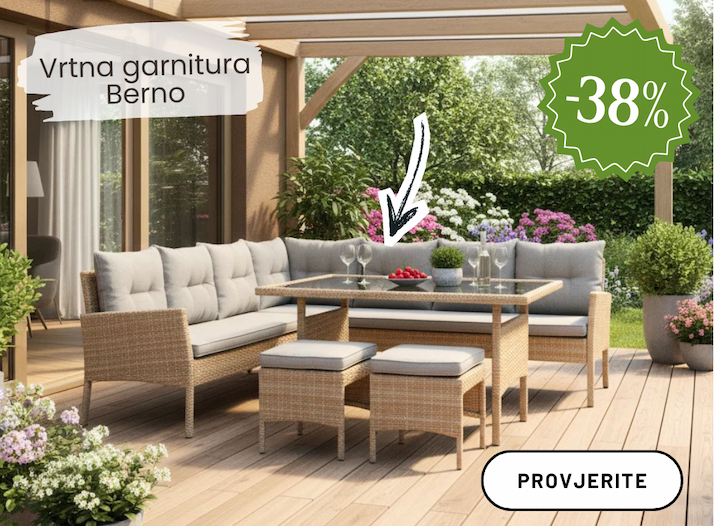 an image of a wooden dresser with a mirror and a plant