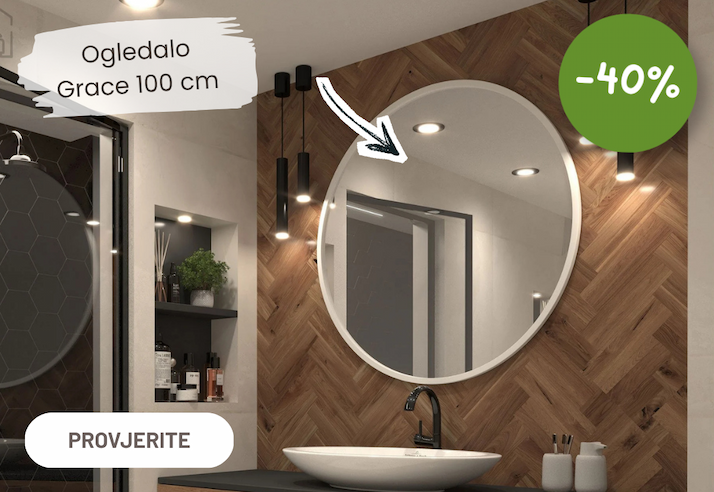 an image of a wooden dresser with a mirror and a plant