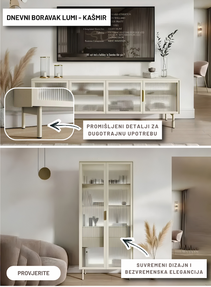an image of a wooden dresser with a mirror and a plant