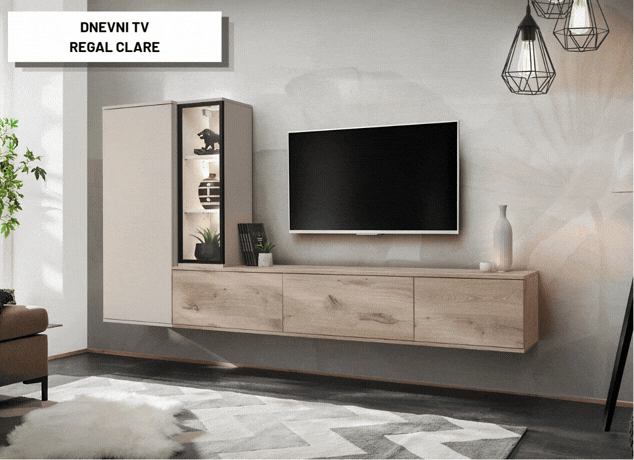 an image of a wooden dresser with a mirror and a plant