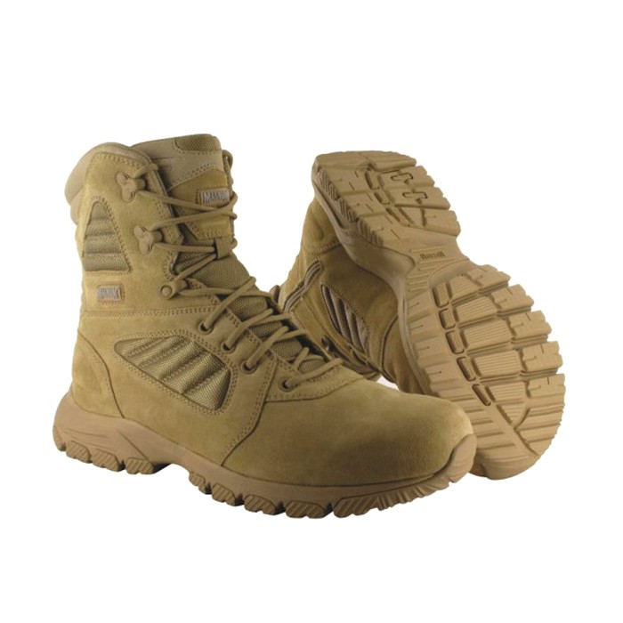 Magnum Lynx 8.0 Desert Tan Side Zip Boot