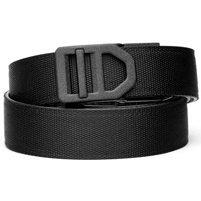 Kore EDC Reinforced Tactical Ratcheting Gun Belt with X5 Buckle - Black - 24" - 54"