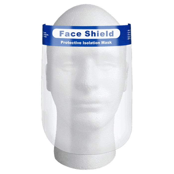 Protective Face Shield with Foam and Elastic Band