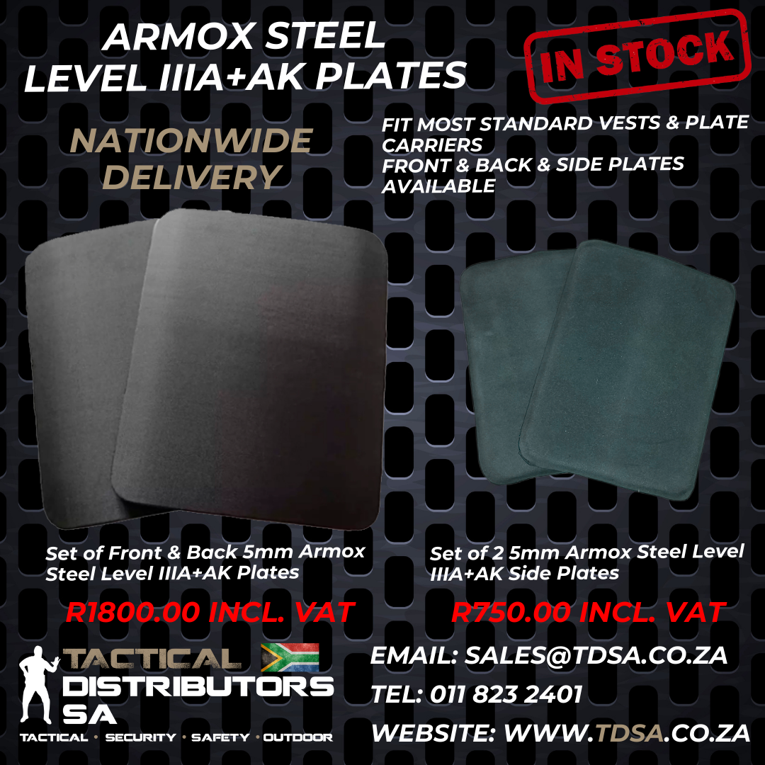 Armox Steel Level IIIA+AK Plates 