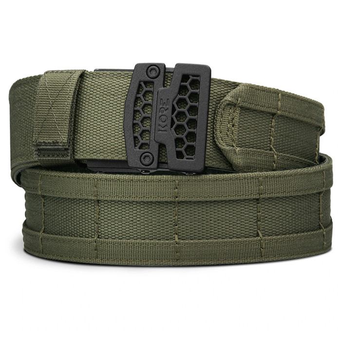 Kore Micro Adjustable Battle Belt - Ranger Green - 24" to 48"