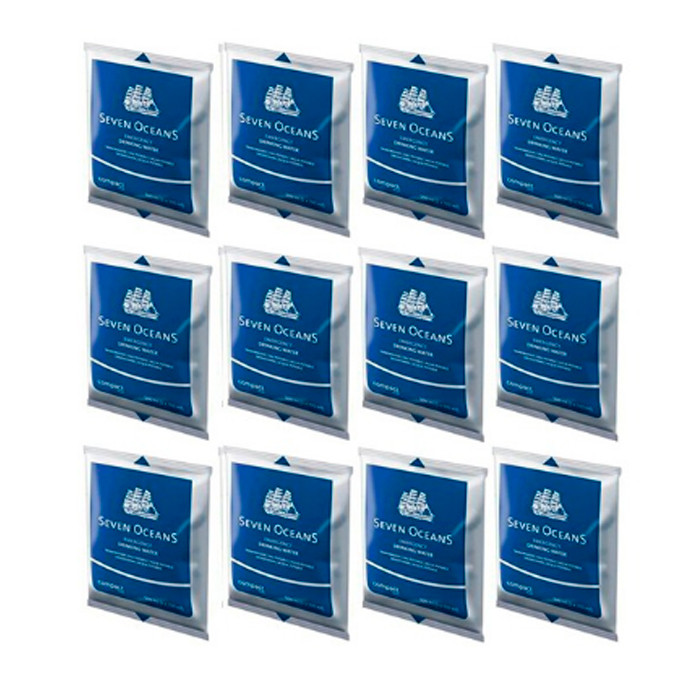 Seven Oceans Emergency Drinking Water - Case of 30 x 500ml