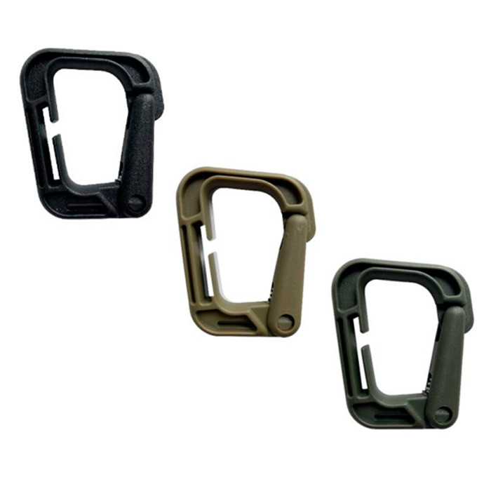 TacSpec Molle Plastic D Hanger - Various