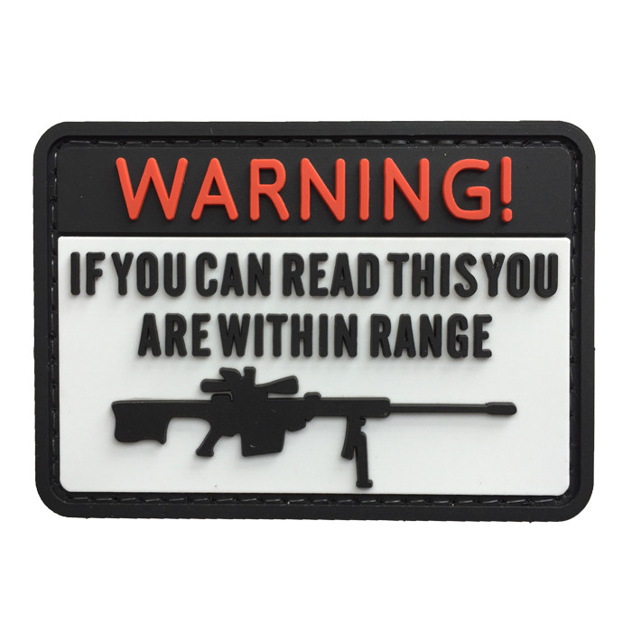 TacSpec "Within Range" PVC Velcro Patch