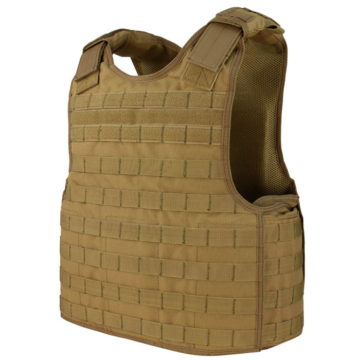 Condor Defender Plate Carrier/Vest (DFPC) - Condor Defender Plate Carrier/Vest (DFPC) : Colour - Coyote Brown