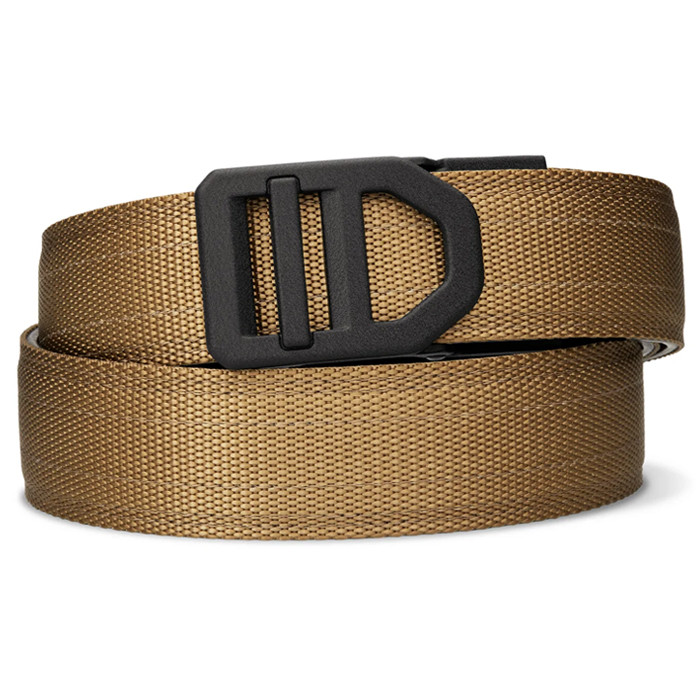 Kore EDC Reinforced Tactical Ratcheting Gun Belt with X5 Buckle - Coyote - 24" - 54"