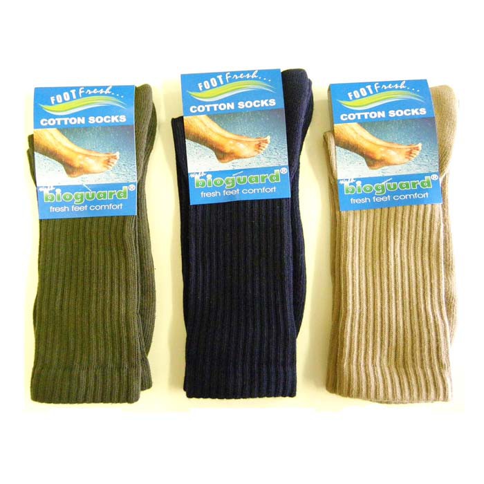 Bioguard Army Calf Length Cotton Socks - OSFM - Various