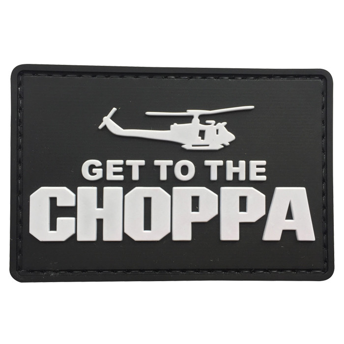 TacSpec "Get To The Choppa " PVC Velcro Patch