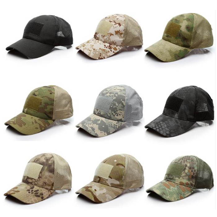 TacSpec Mesh Tactical Cap with Velcro - Various