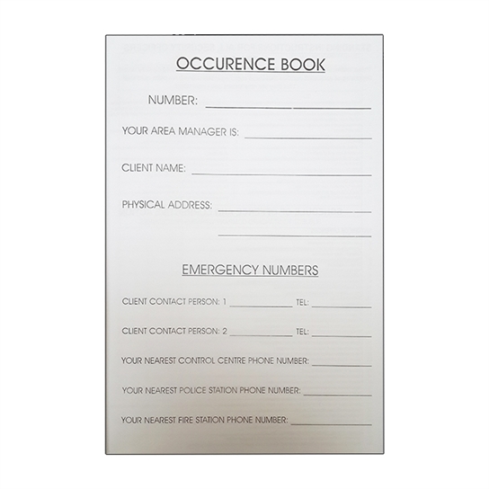 Occurrence Book (OB Book) - 200 Pages