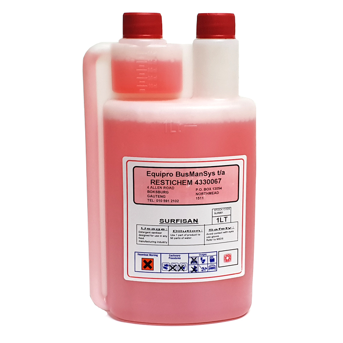 Surfisan Surface QAC Detergent/Disinfectant/Sanitiser - 1L