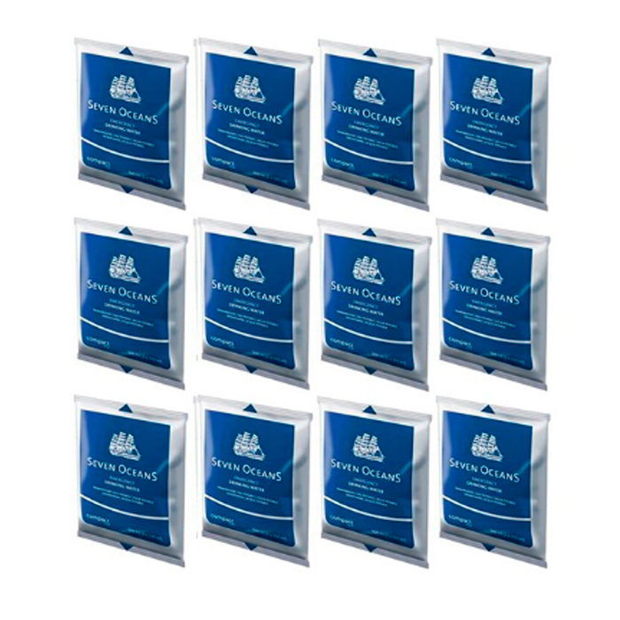 Seven Oceans Emergency Drinking Water - Case of 30 x 500ml