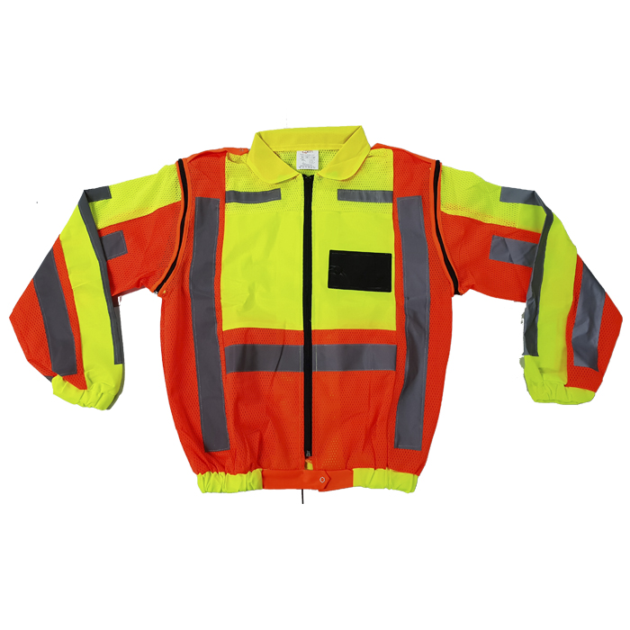 Metro Hi-Viz Reflective Jacket with Detachable Sleeves