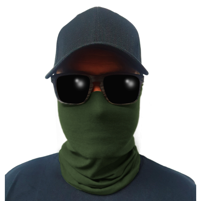 Multi-Use Tubular Bandana/Gator Face Shield - Tactical OD Green
