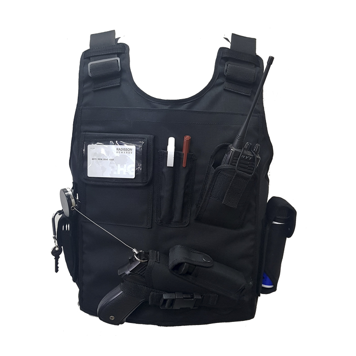 Reaction Officer Steel AK Plate Front & Back Multi-Pouch Bulletproof Vest - Various
