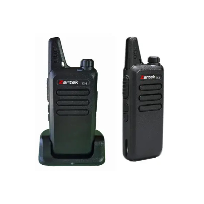 Zartek TX8-Twin Two Way Radios UHF Handheld Transceiver