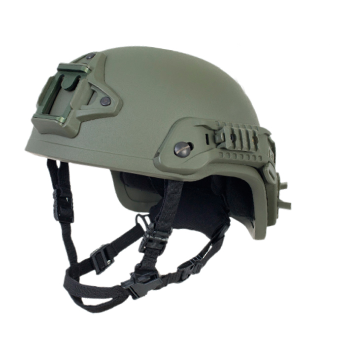 Viper 3 Level IIIA L6 Helmet with NVG Mount, Side Rails, 7 Pad RD Harness - Various