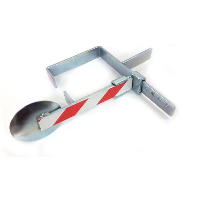 Through Rim Wheel Clamp with Wheel Nut Tamper Shield