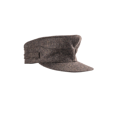 KEILER GEAR Skandi loden field cap made from alpine wool loden with traditional hunting band, classic German hunting hat with visor designed for outdoor and hunting use.