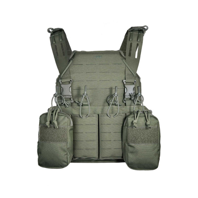 TT Modular Chest Rig 4xM4 Oliv – modulares Chest Rig mit 4 Magazintaschen und MOLLE-System.