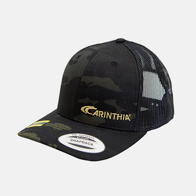Carinthia Tactical Basecap Multicam Black mit Mesh-Einsatz und Snapback-Verschluss
