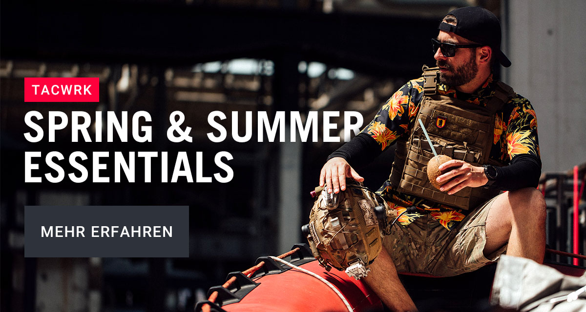 TACWRK Spring & Summer Essentials – taktische Sommerausrüstung und Outdoor-Bekleidung für warme Tage