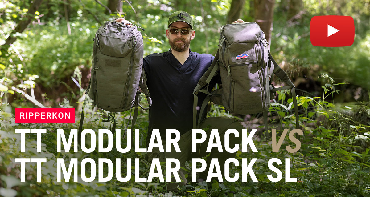Tasmanian Tiger TT Modular Pack vs. TT Modular Pack SL – Ripperkon Vergleichsvideo bei TACWRK.