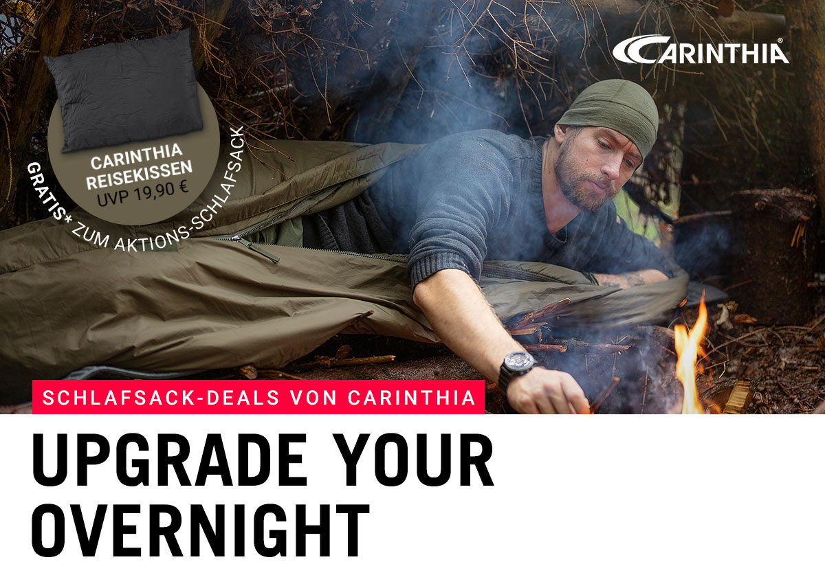 Carinthia Schlafsäcke bei TACWRK – hochwertige Schlafsysteme für Outdoor, Bushcraft, Trekking und anspruchsvolle Einsätze