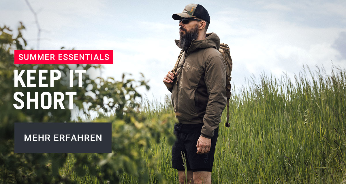 Taktische Shorts und leichte Sommerbekleidung für Outdoor, EDC und Alltag