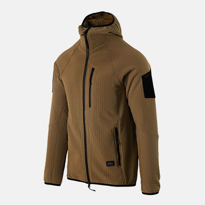 Helikon-Tex Patriot Pro Fleecejacke in Coyote.