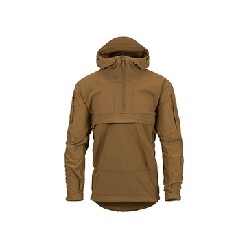 Helikon-Tex Mistral Softshell-Jacke mit Kapuze und Viertelreißverschluss für Trekking, Bushcraft und Outdoor-Einsätze. Windabweisendes, atmungsaktives StormStretch-Material, große Brusttasche mit Organizer sowie Hüft- und Bizepstaschen bieten optimalen Wetterschutz und schnellen Zugriff auf Ausrüstung.