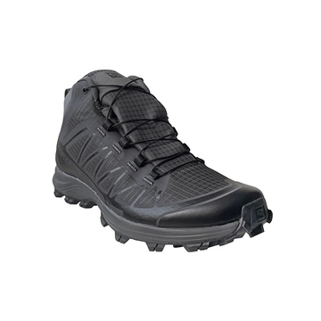 Salomon Speed Assault 2 Einsatzschuh mit mittelhohem Schaft, Quicklace-Schnürung und griffiger Contagrip-Sohle für schnelle Einsätze auf unterschiedlichem Terrain. Der ultraleichte taktische Schuh bietet Knöchelunterstützung, multidirektionalen Grip und schnell trocknende Materialien für den Einsatz bei jedem Wetter.