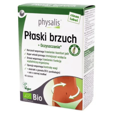 Tabletki na płaski brzuch Suplement diety 45 tab.