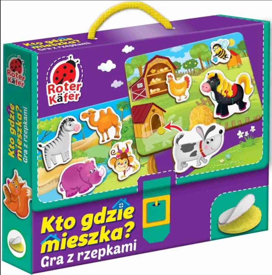 Kto gdzie mieszka? Gra z rzepami