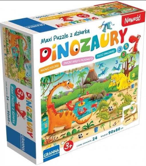 Granna. Maxi Puzzle. Dinozaury