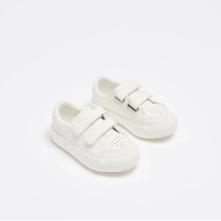 Baby Retro Sneakers - White