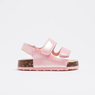 Baby Moulded Cork Sandals - Pink