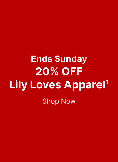 20% OFF Lily Loves Apparel