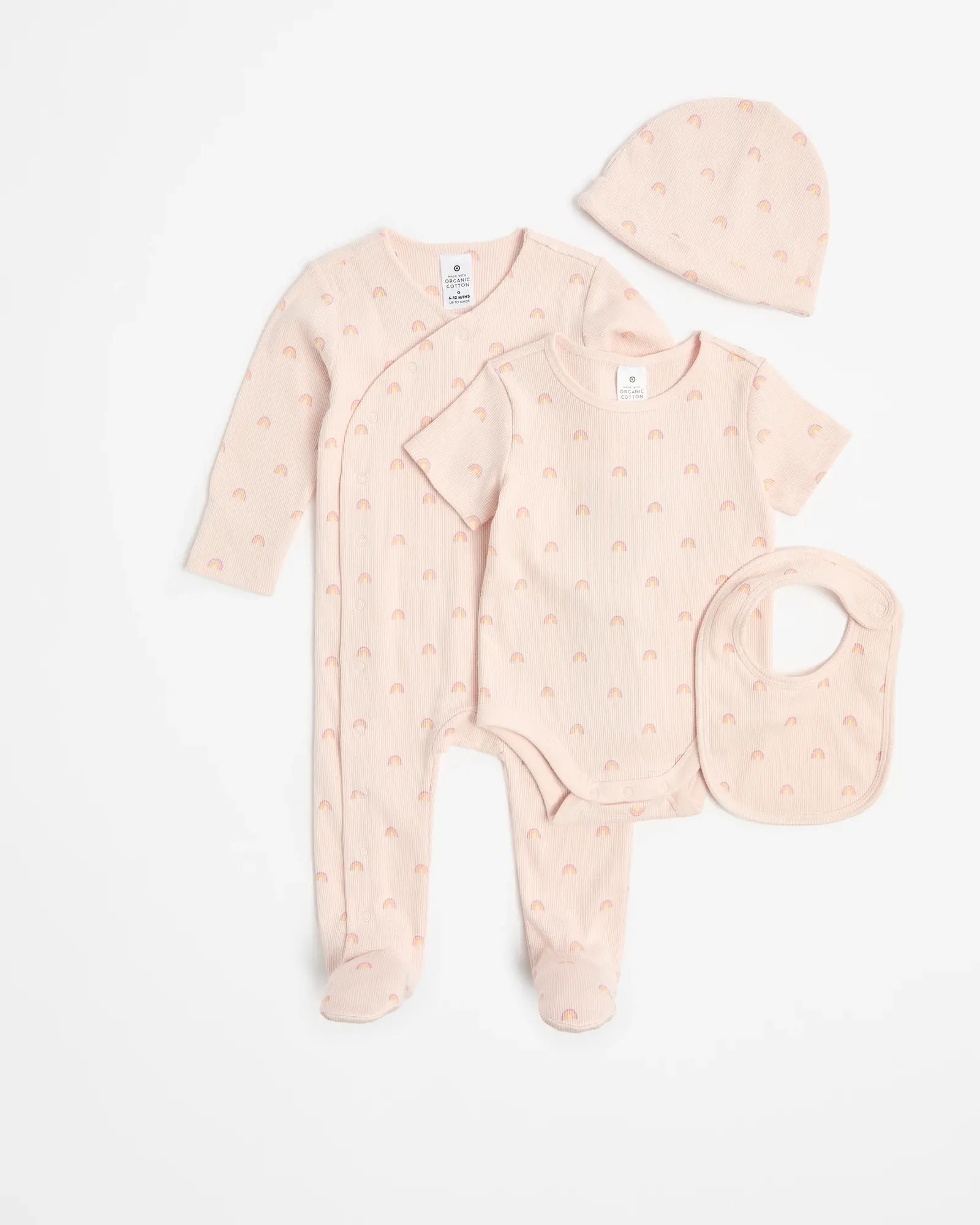 Baby Organic Cotton Waffle 4 Piece Starter Pack Set