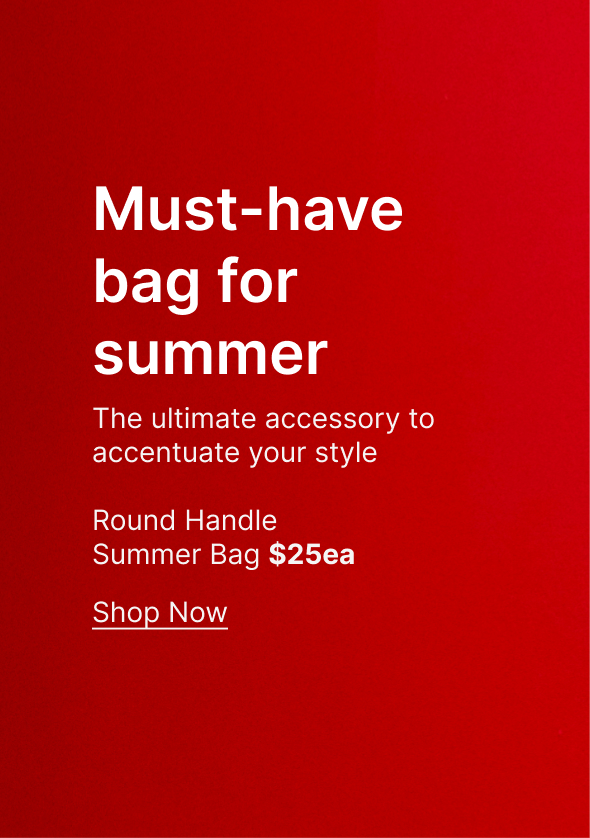 Round Handle Summer Bag $25