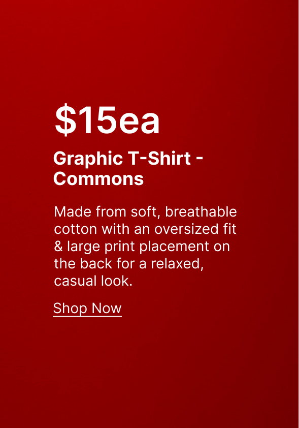 Graphic t-shirt commons