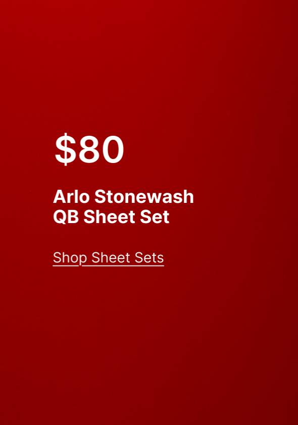 Shop Sheet Sets Arlo Stonewash QB Sheet Set