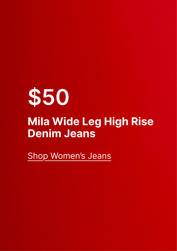 Mila Wide Leg High Rise Denim Jeans