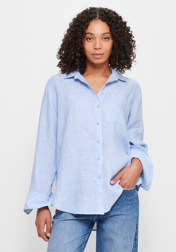 European Linen Long Sleeve Shirt