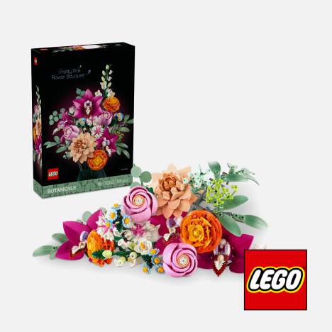 LEGO® Botanicals Pretty Pink Flower Bouquet 10342