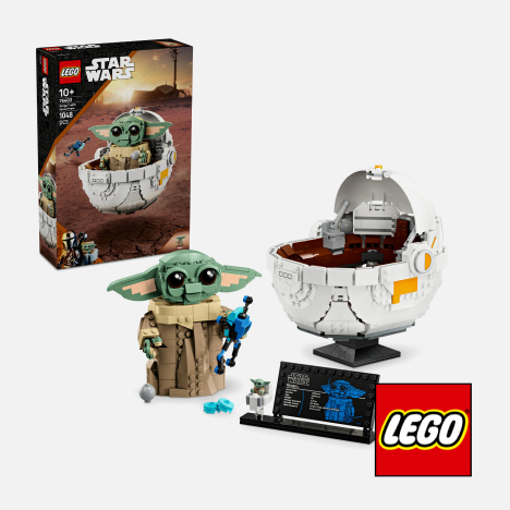 LEGO® Star Wars Grogu with Hover Pram 75403